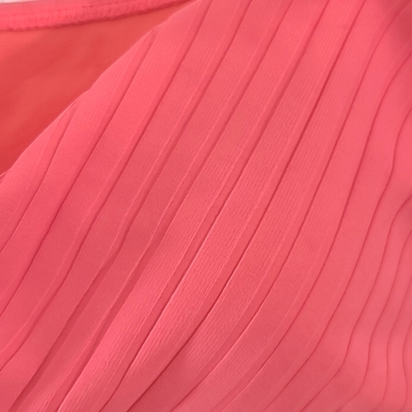 *NWOT* DAMSEL Popsicle Super Rib Bright Orange Bikini Top, size XL - Picture 3 of 6